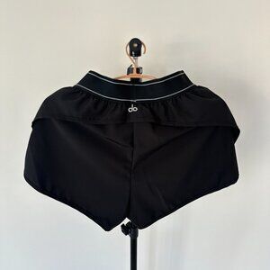 Alo Black Double Layer Sports Shorts Women's Size S
